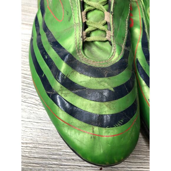 RARE Adidas F10 Tunit Green Football Soccer Cleat 098125 US 11.5 main image 11